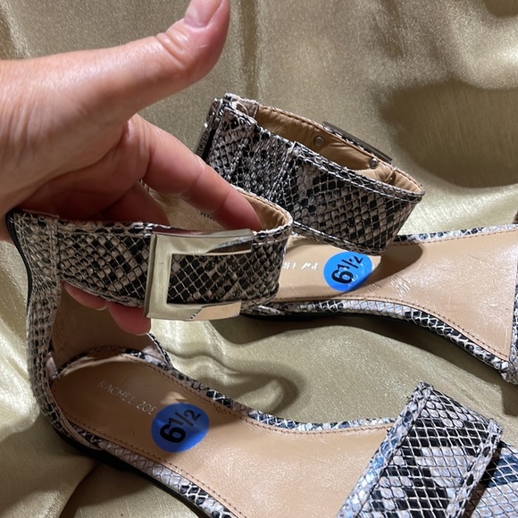 Rachel Zoe Snakeskin Sandal Size 6.5 - Picture 2 of 6